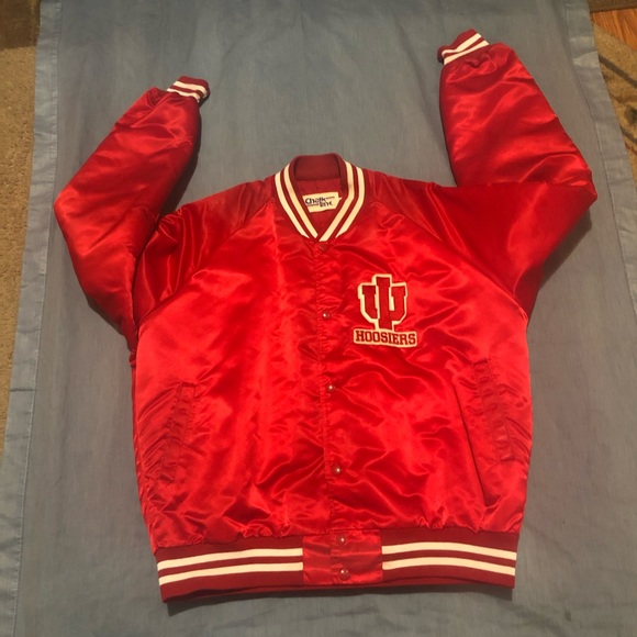 Other Vintage Rare Chalk Line Made In Usa Indiana Hoosiers Satin